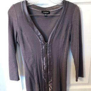 Bebe full zip Mini Dress
